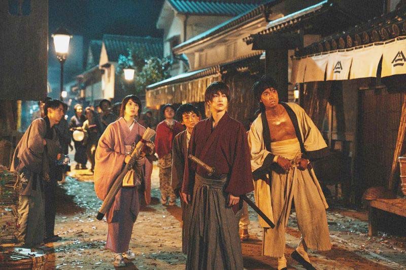 Salah satu adegan dalam film Rurouni Kenshin. (IMDB)